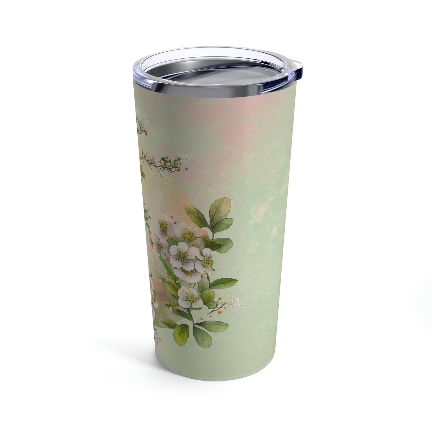 Spring Flowers Watercolor Tumbler 20oz