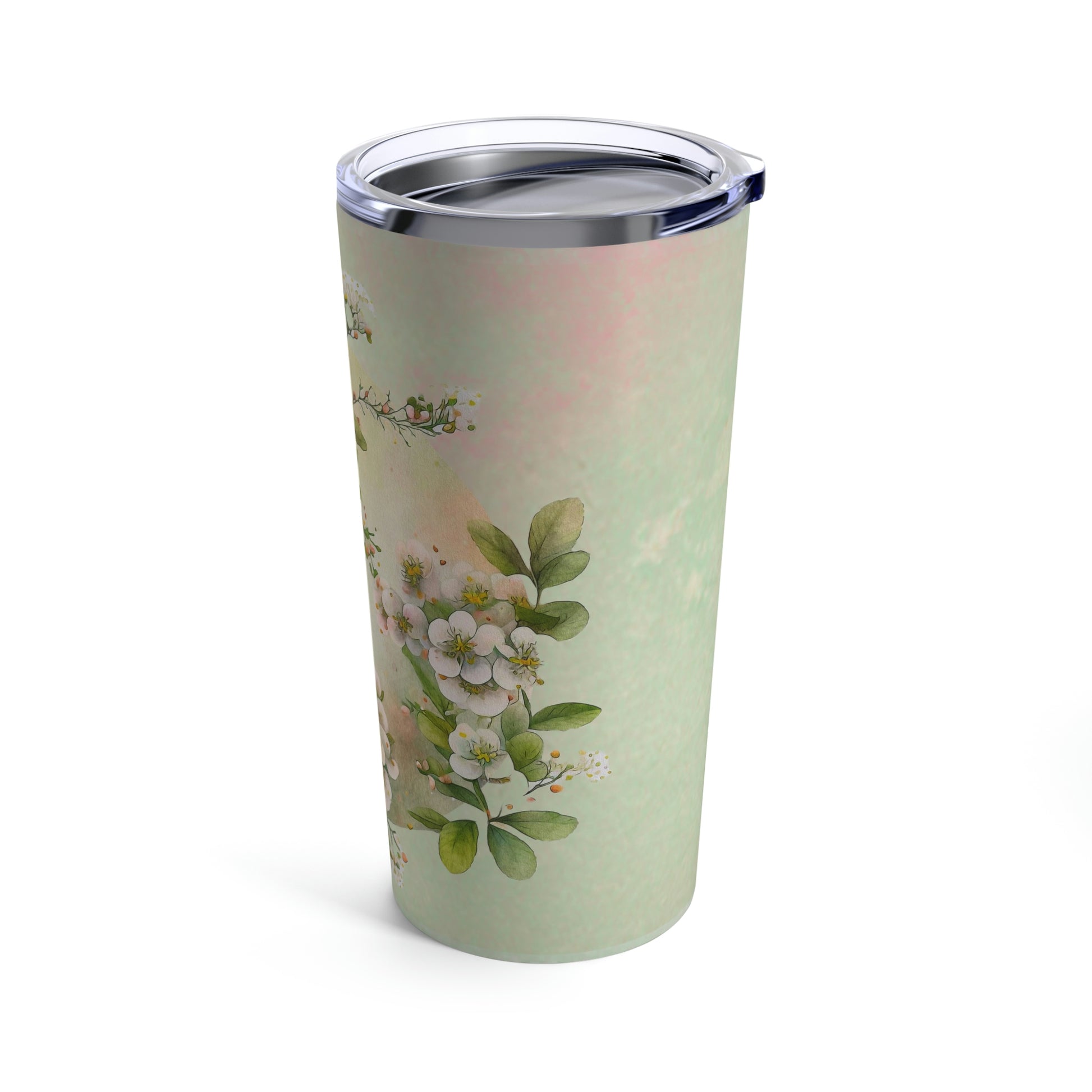 Spring Flowers Watercolor Tumbler 20oz