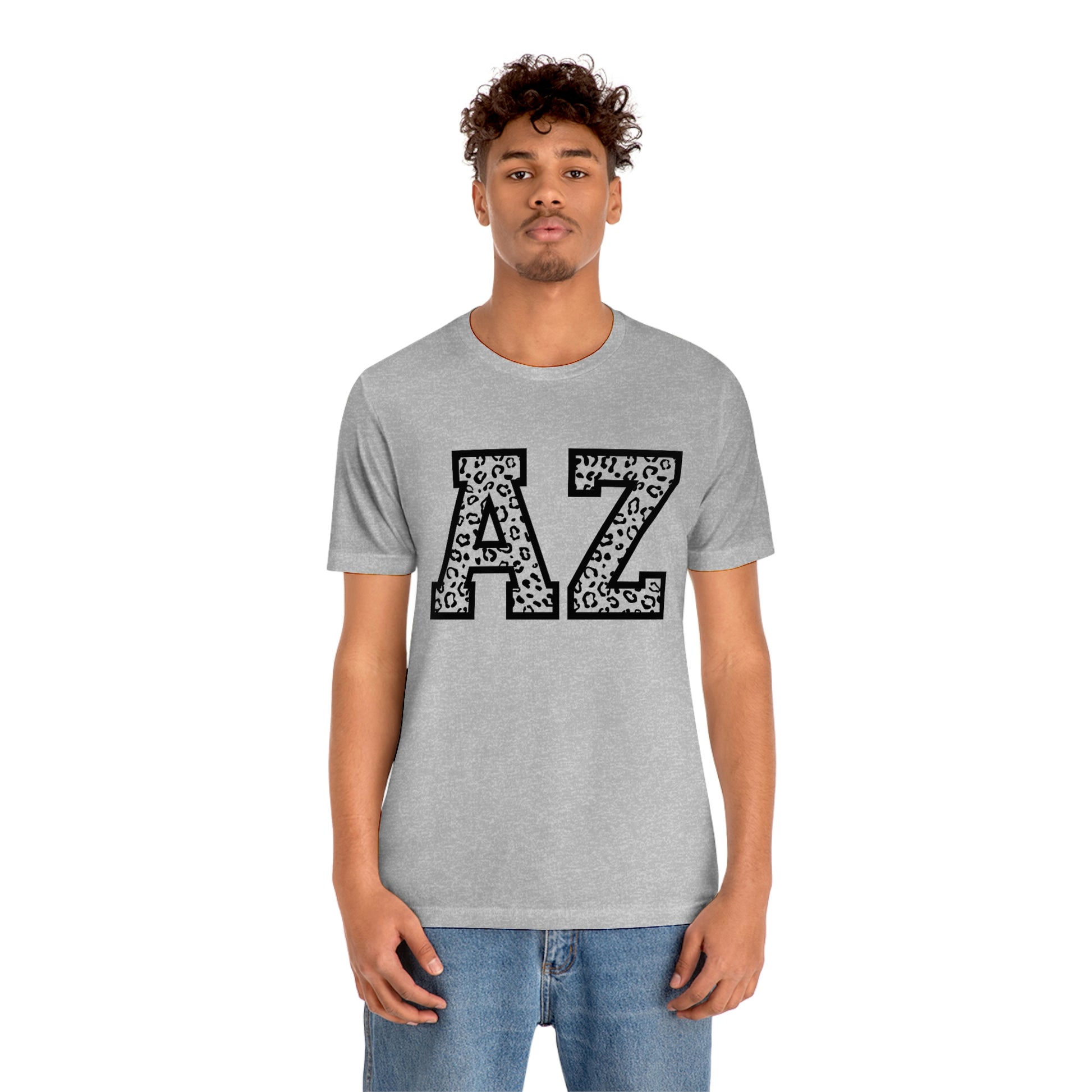 Arizona AZ Leopard Print Unisex Jersey Short Sleeve Tee Tshirt T-shirt