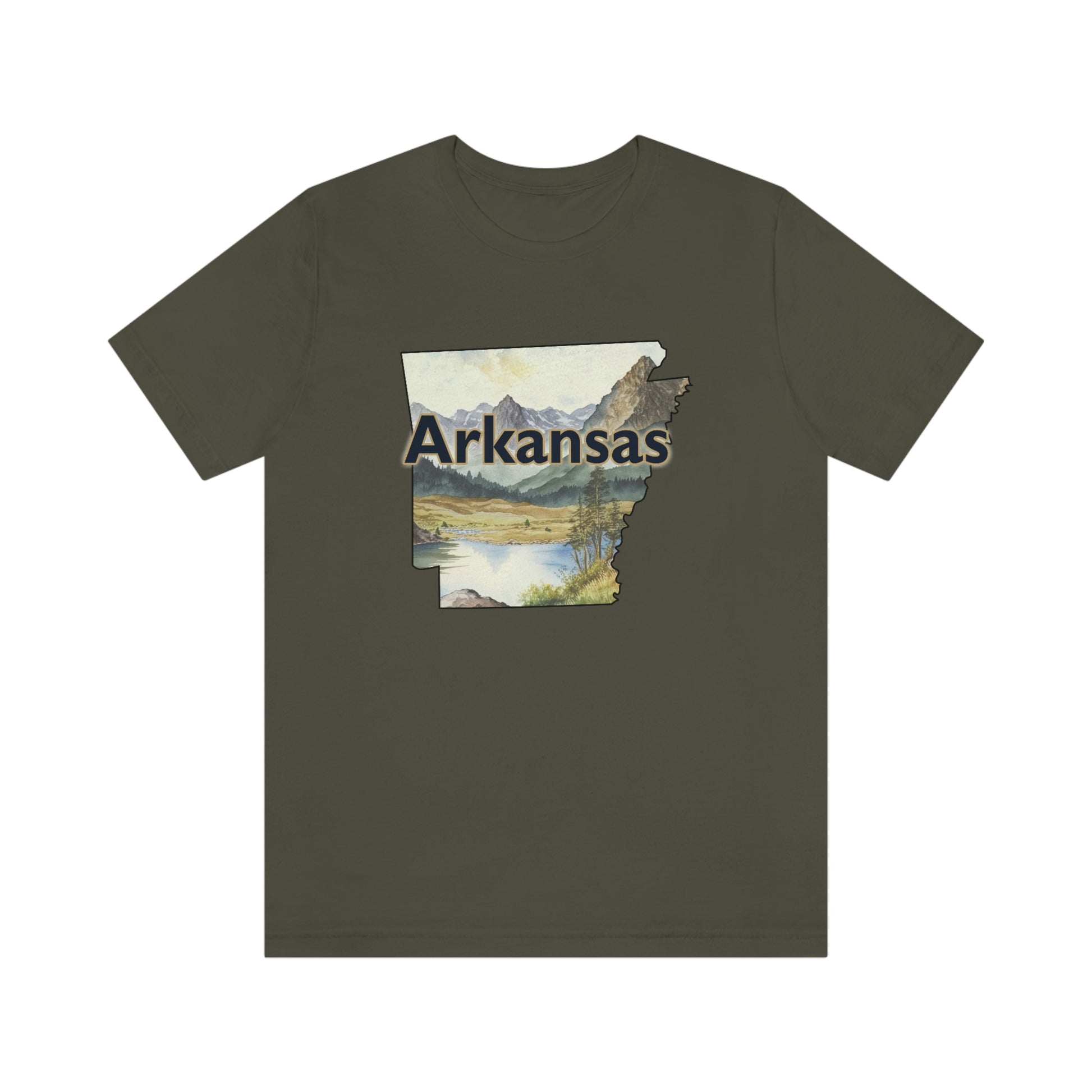 Arkansas Landscape Unisex Jersey Short Sleeve Tee Tshirt T-shirt