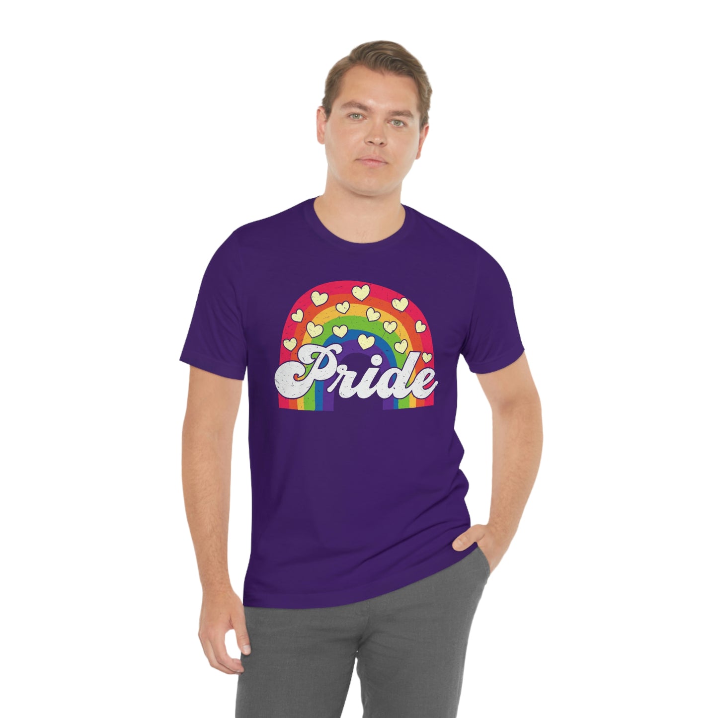 Pride Rainbow  LGBTQIA Unisex Jersey Short Sleeve Tee