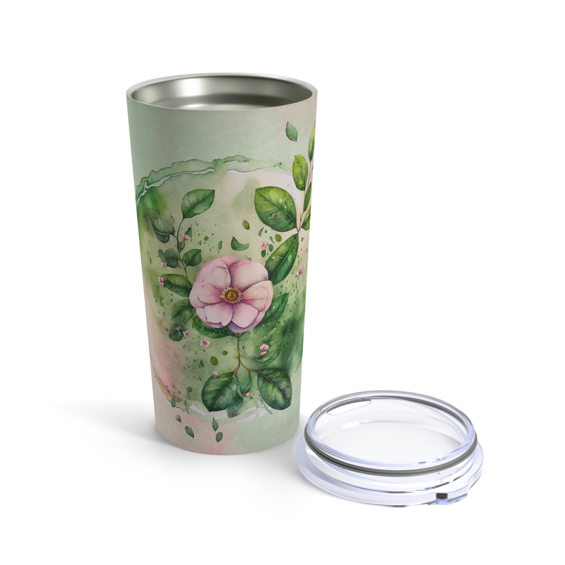 Spring Flowers Watercolor Tumbler 20oz