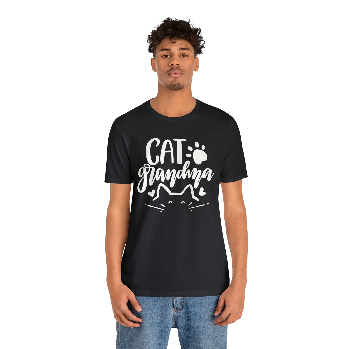 Cat Grandma Short Sleeve T-shirt