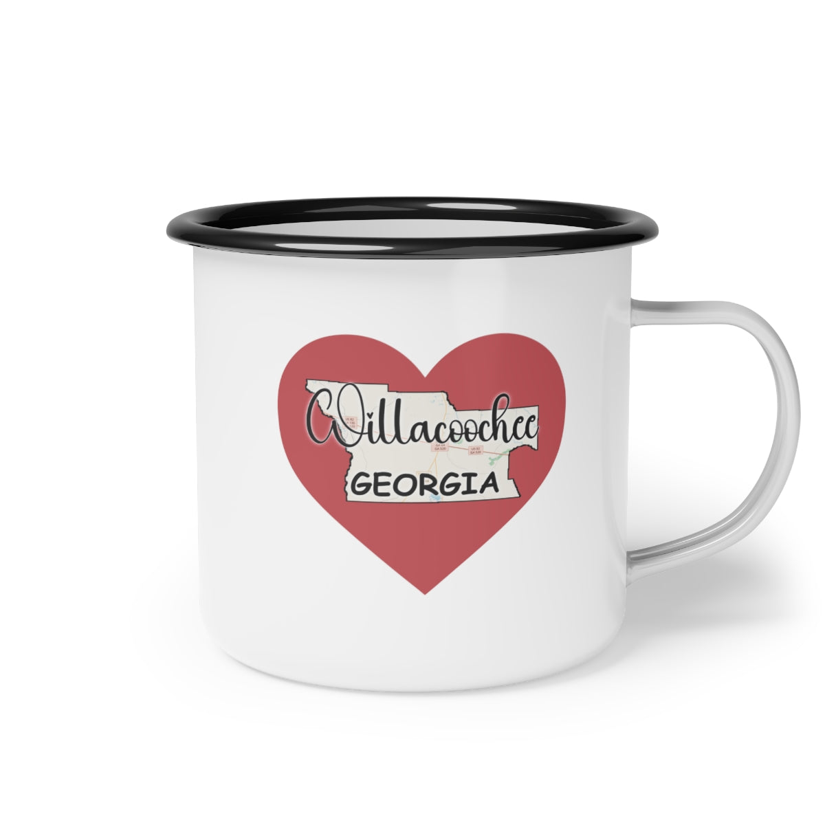 Willacoochee Georgia Enamel Camp Cup