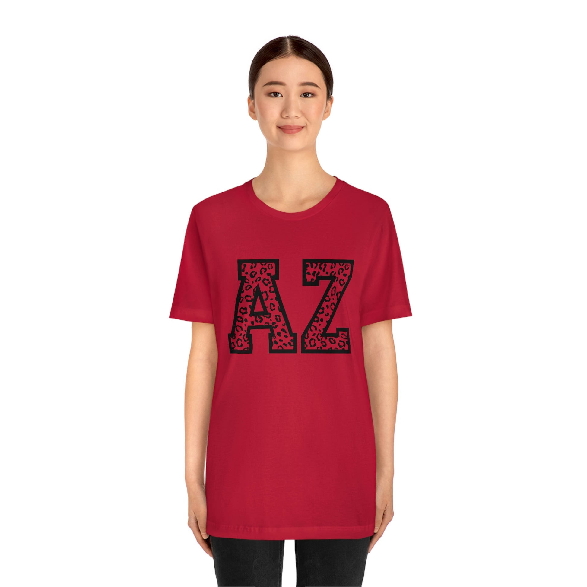 Arizona AZ Leopard Print Unisex Jersey Short Sleeve Tee Tshirt T-shirt