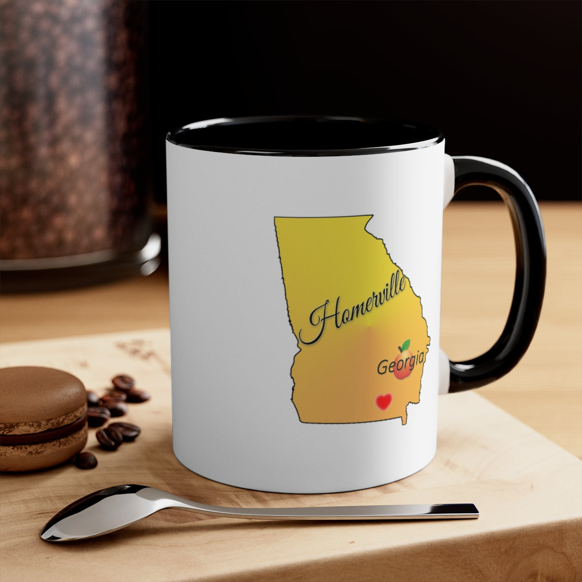 Homerville Georgia Accent Coffee Mug, 11oz