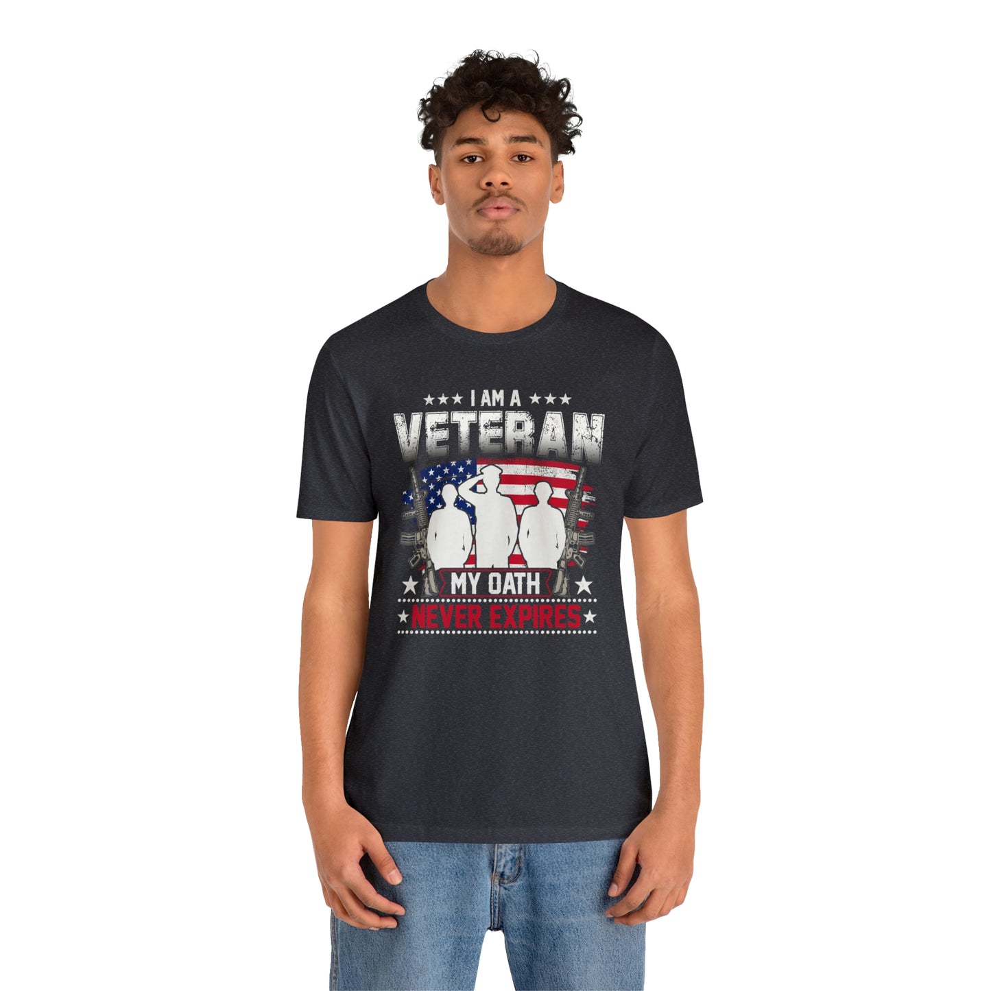I am a Veteran My Oath Never Expires Short Sleeve T-shirt