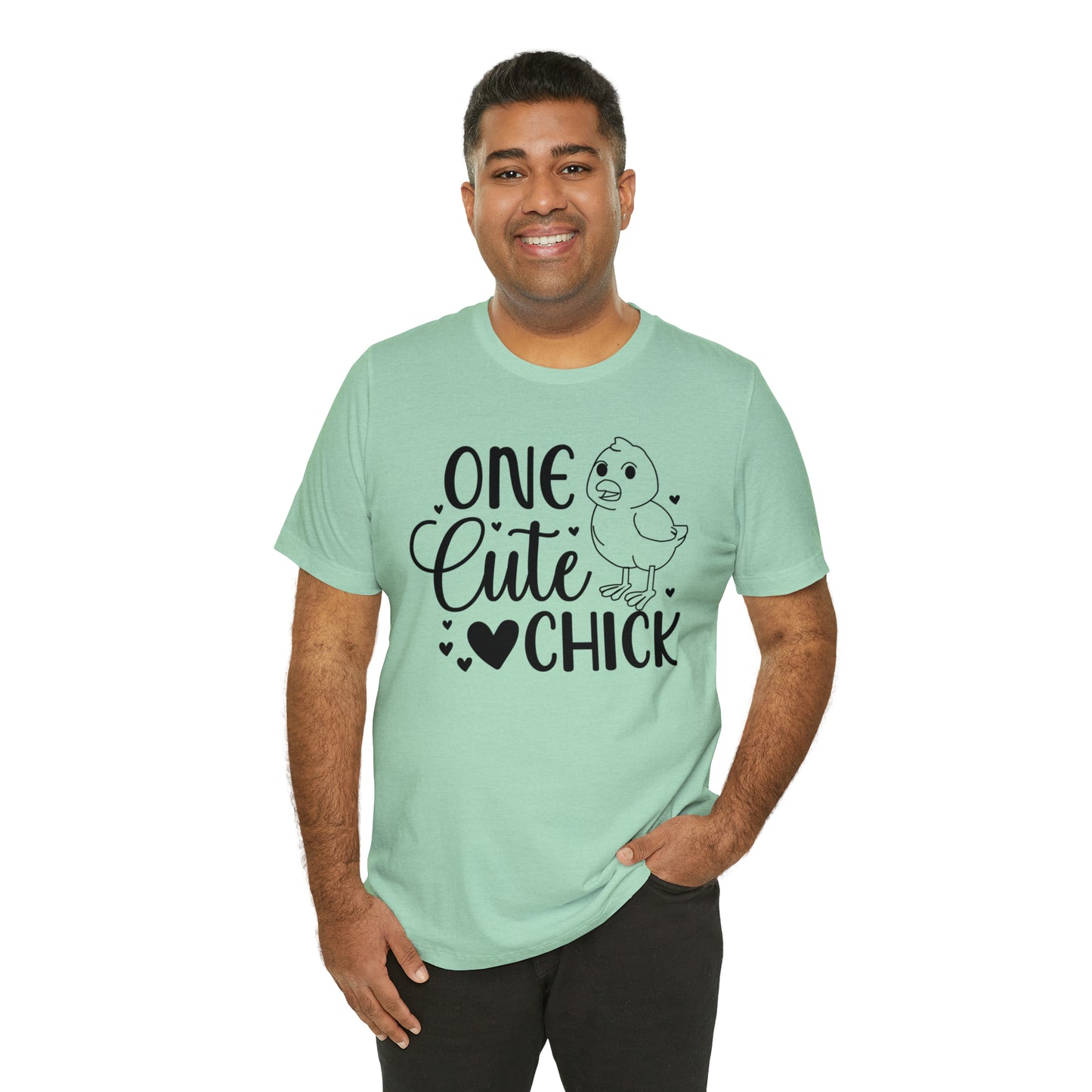 One Cute Chick Short Sleeve Chicken T-shirt