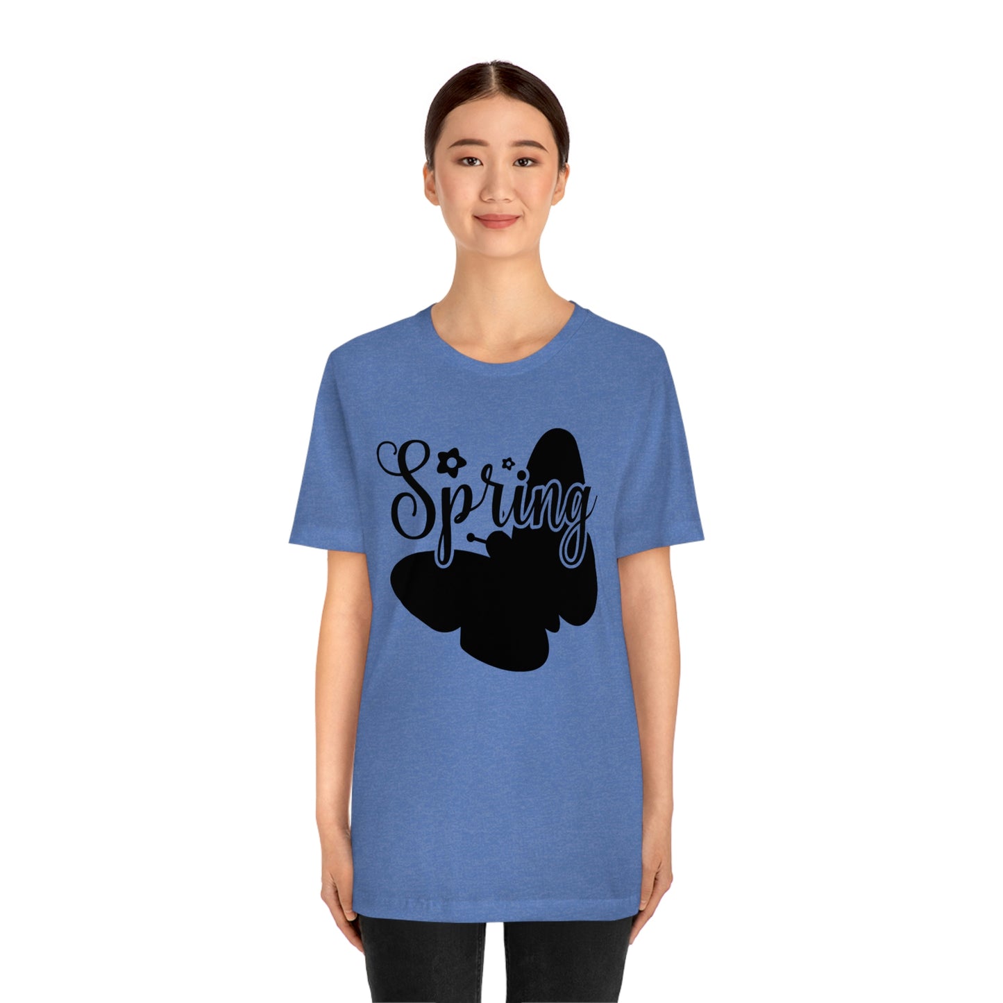 Butterfly Silhouette Spring Unisex Jersey Short Sleeve Tee