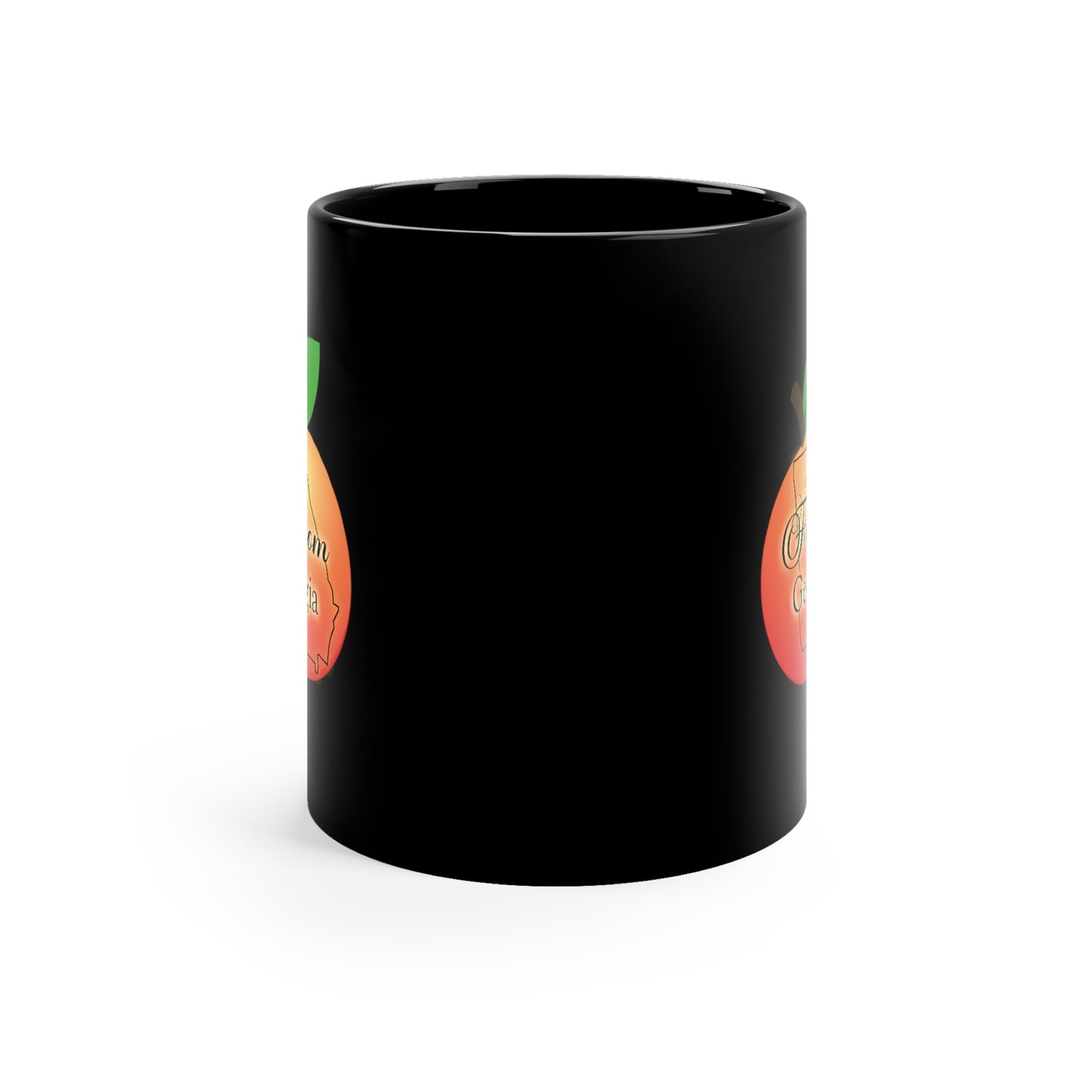 Folsom Georgia 11oz Black Mug