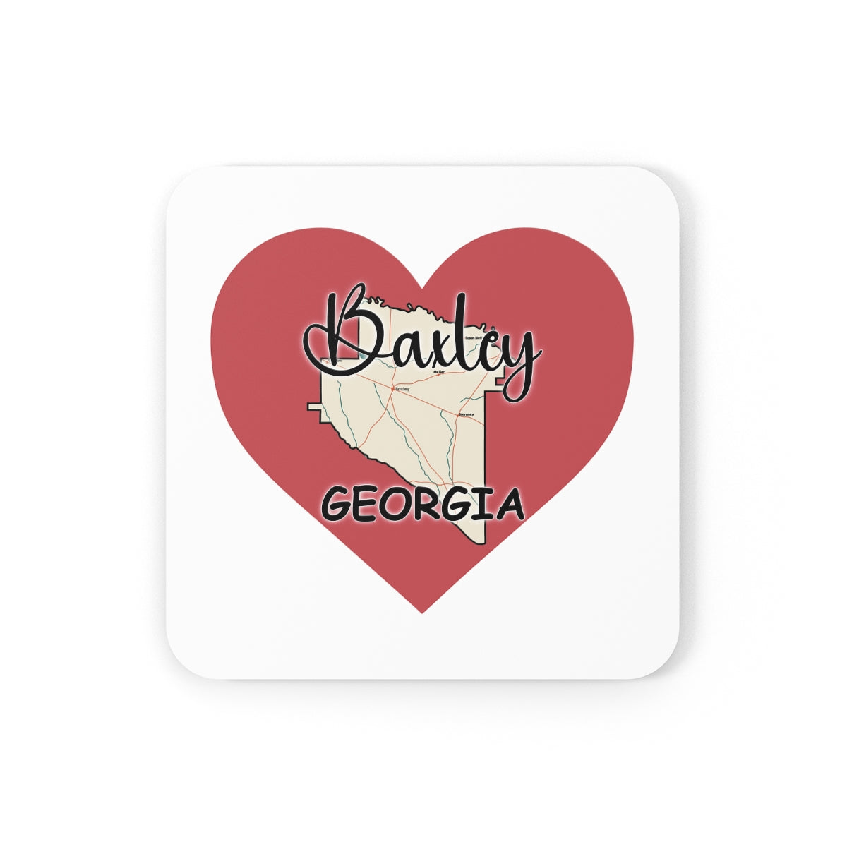 Baxley Georgia Corkwood Coaster Set