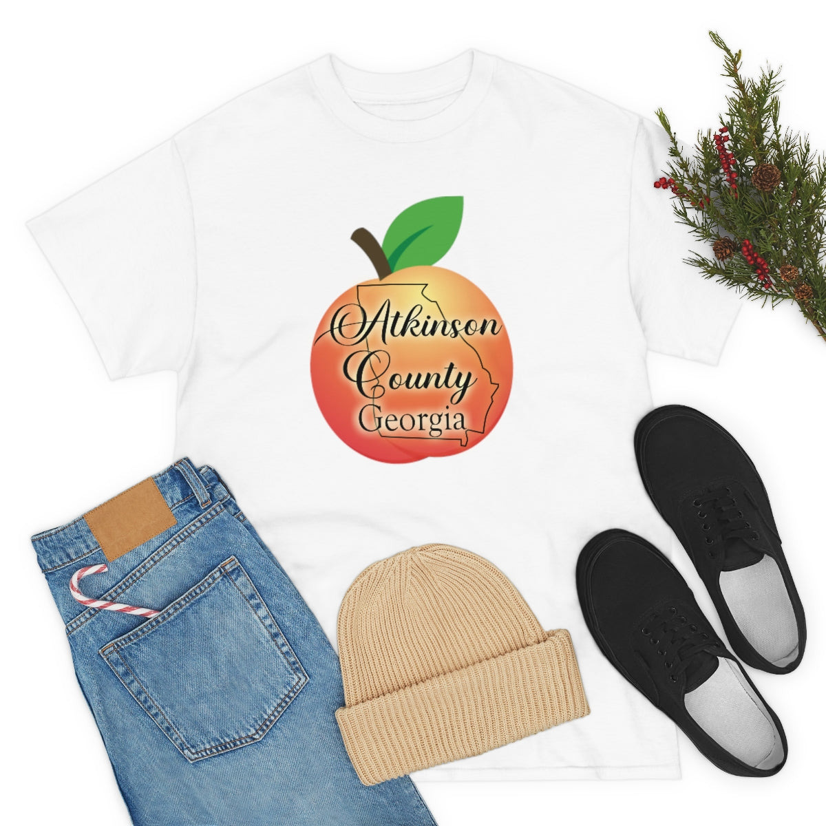 Atkinson County Georgia Unisex Heavy Cotton Tee