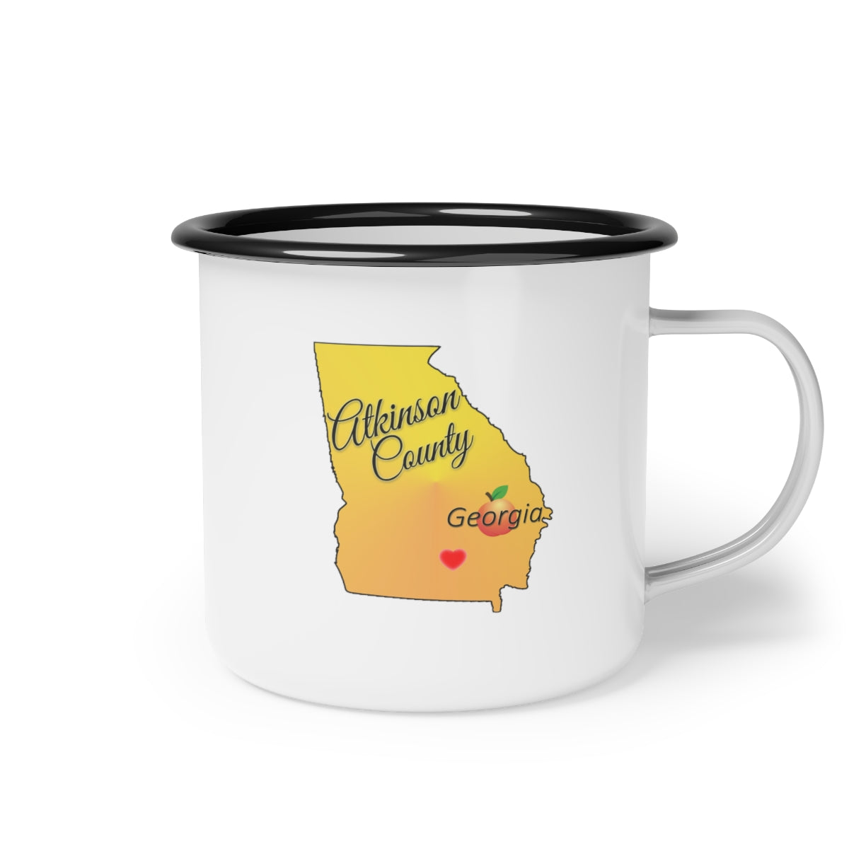 Atkinson County Georgia Enamel Camp Cup