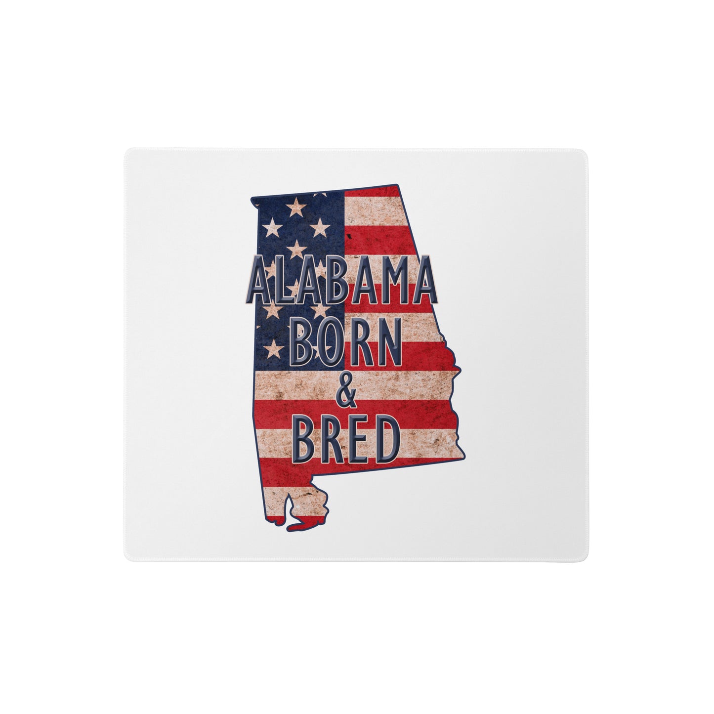 Alabama Born & Bred US Flag Gaming Mouse Pad