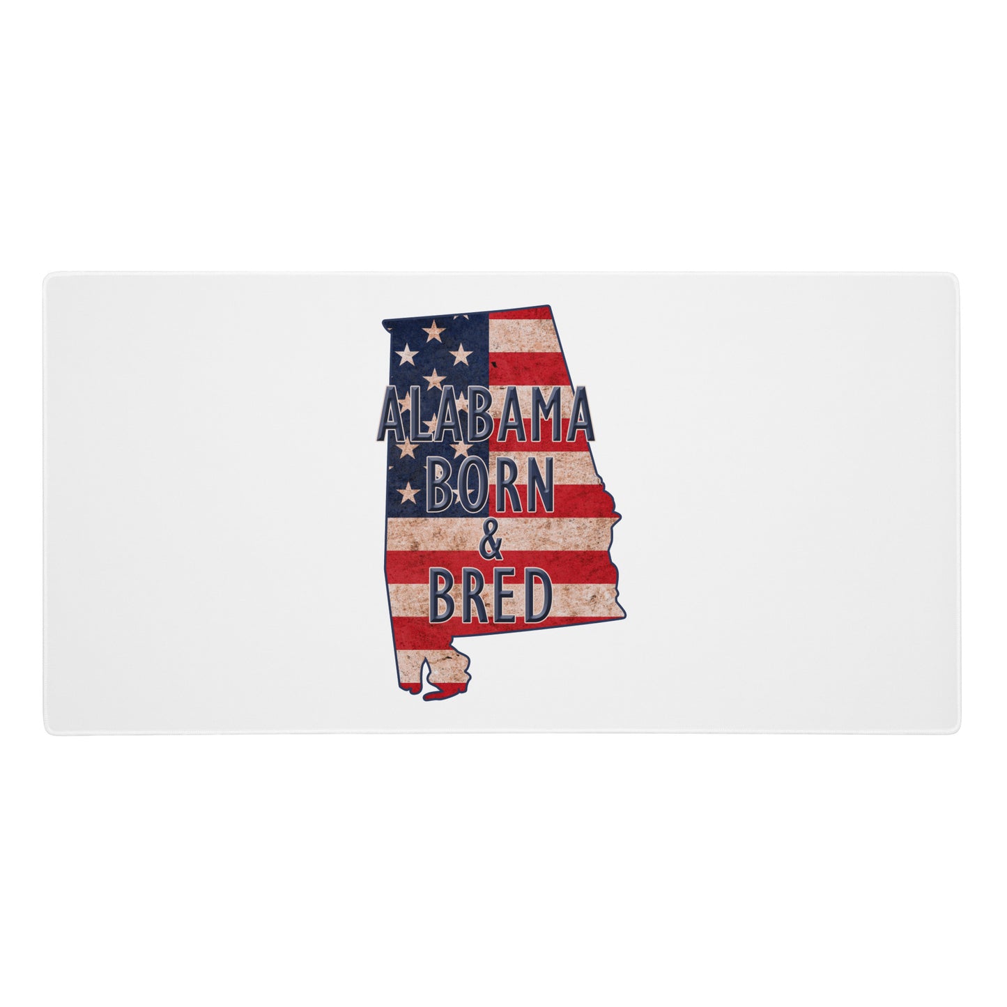 Alabama Born & Bred US Flag Gaming Mouse Pad