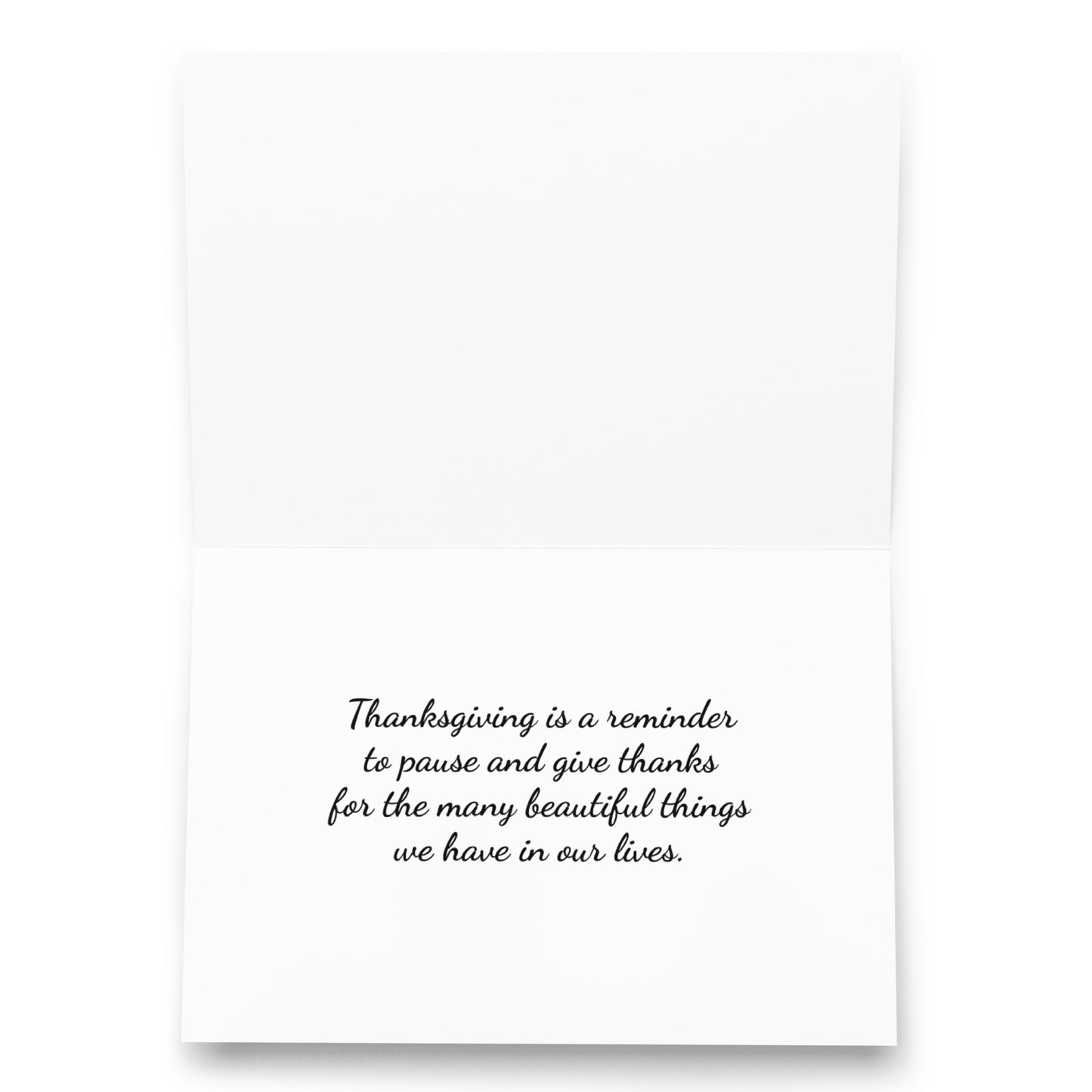 Thankful Grateful Blessed Greeting card