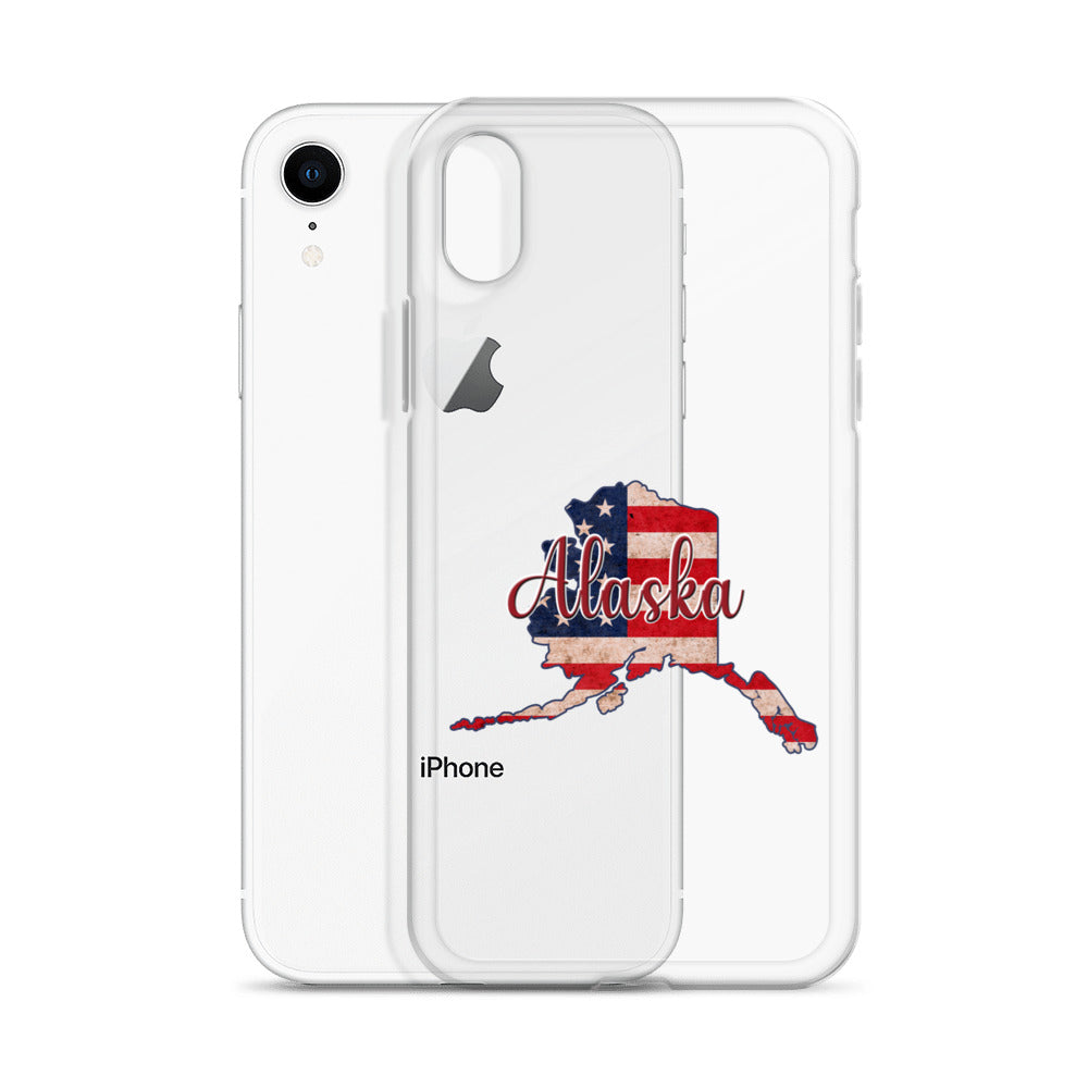 Alaska US Flag iPhone Case