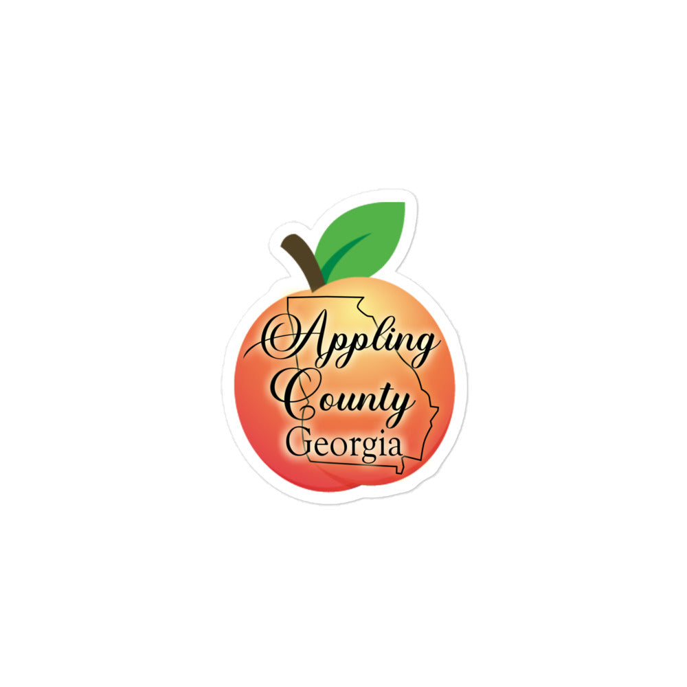 Appling County Georgia 3x3 Kiss Cut Sticker