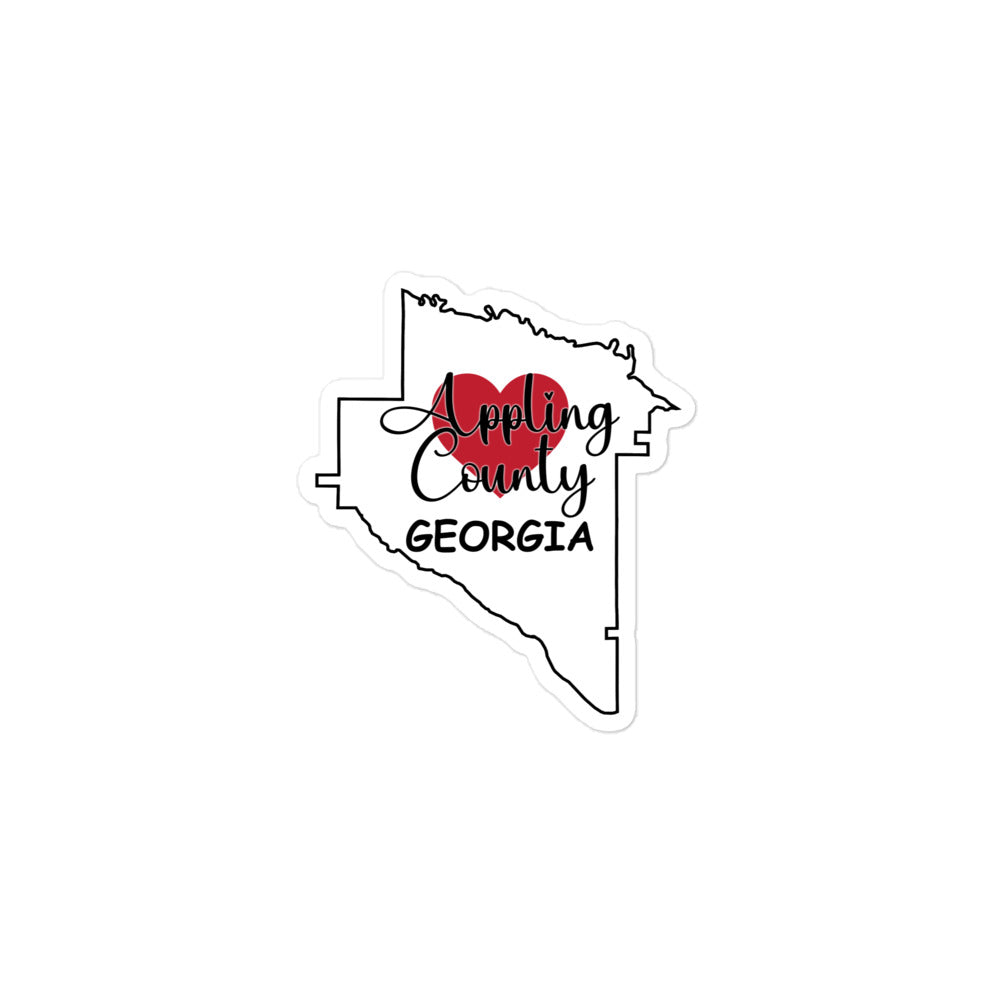Appling County Georgia 3x3 Decorative Sticker