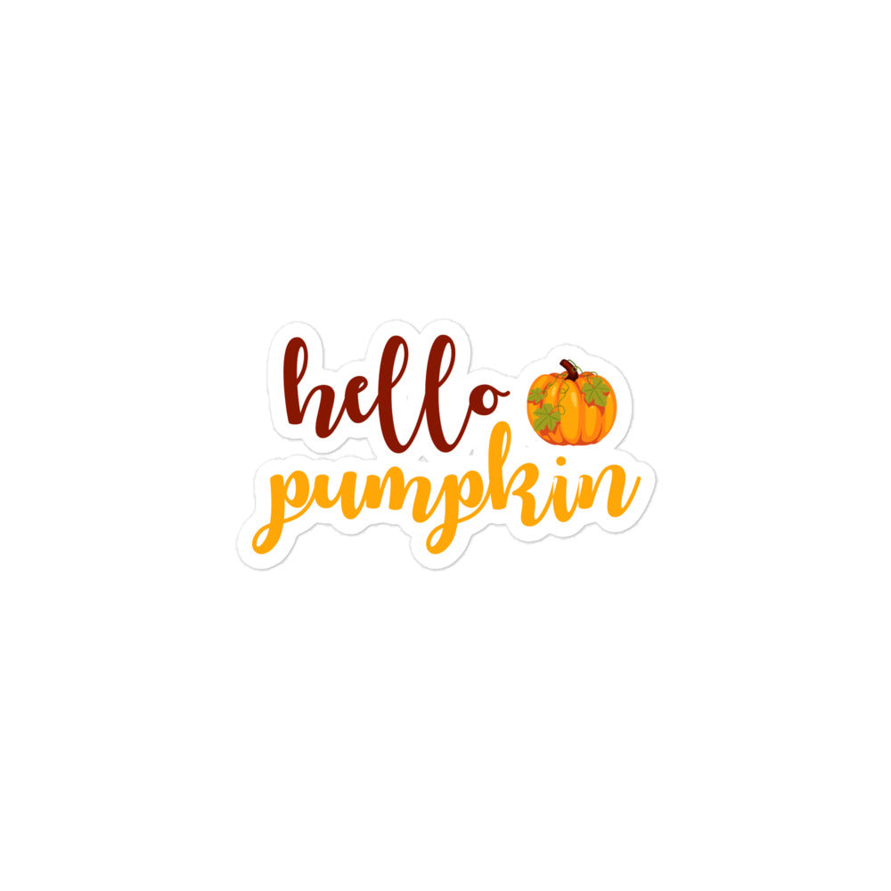 Hello Pumpkin Bubble-free stickers