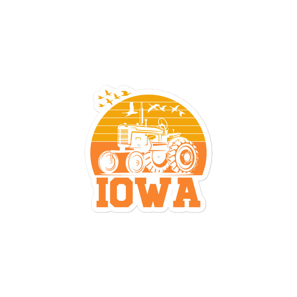 iowa Bubble-free stickers