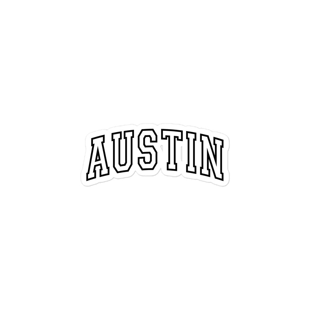 Austin Bubble-free stickers