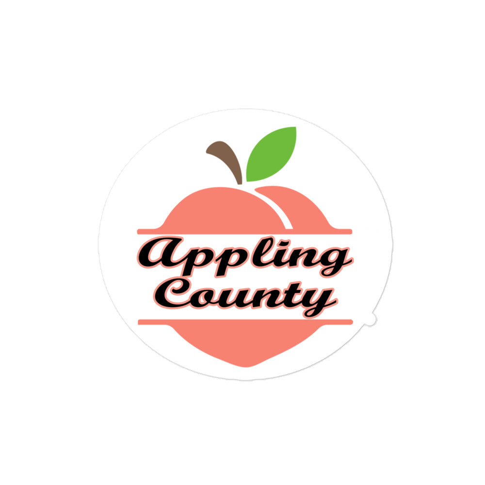 Appling County Georgia 4x4 Kiss Cut Sticker