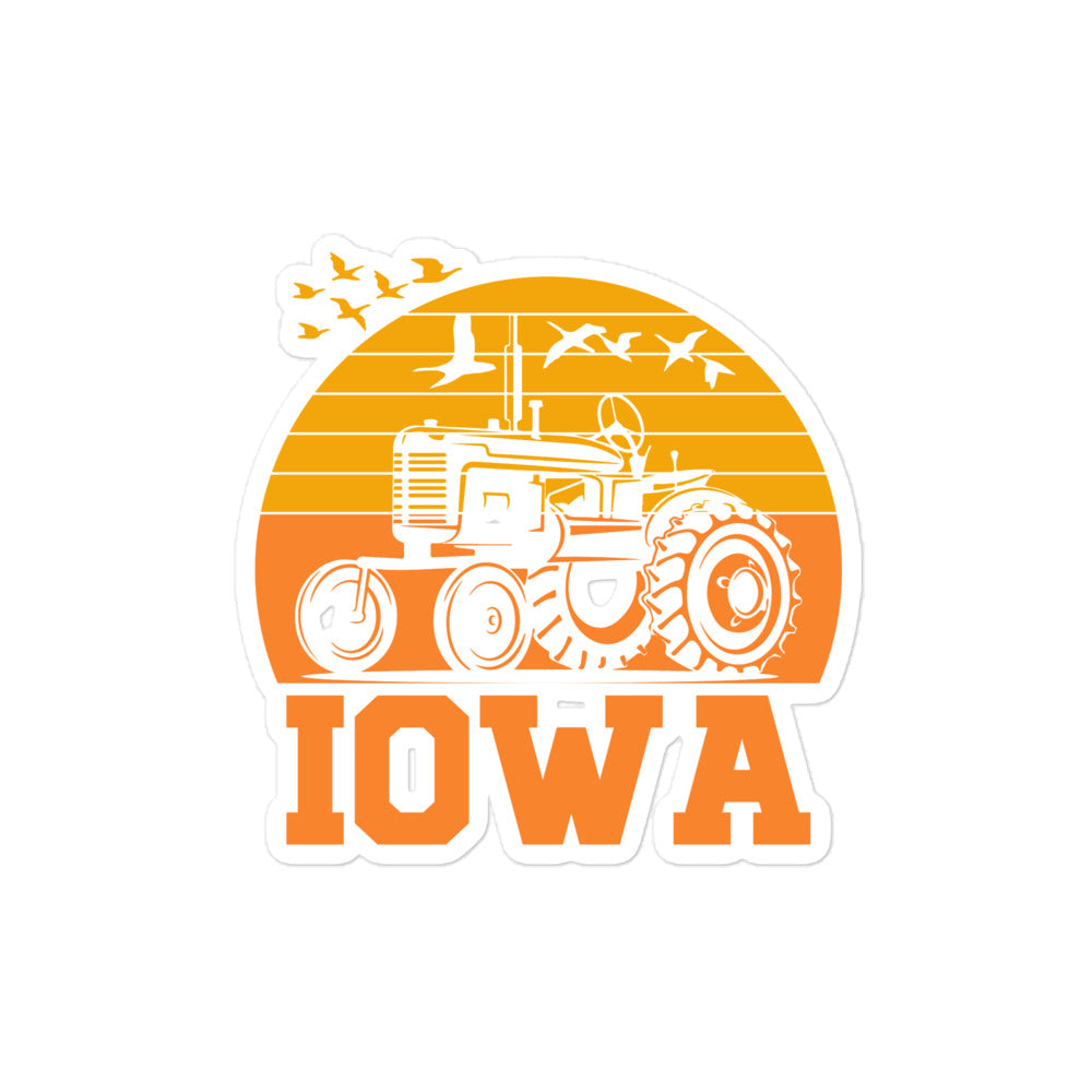 iowa Bubble-free stickers