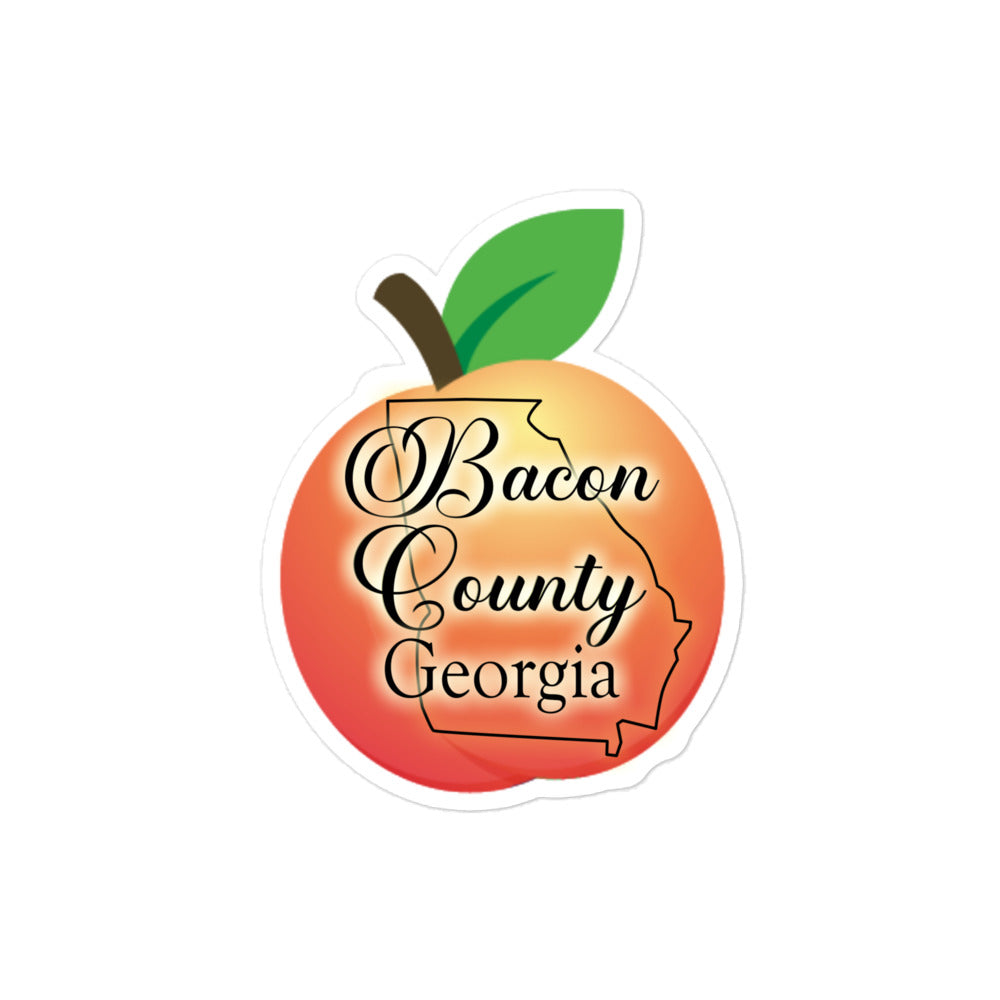 Bacon County Georgia Bubble-free stickers