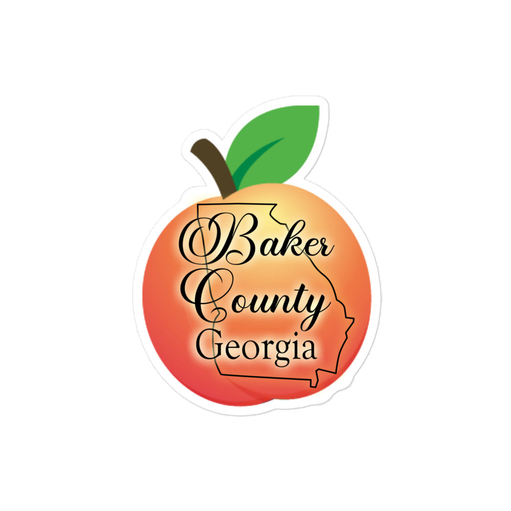 Baker County Georgia Bubble-free stickers