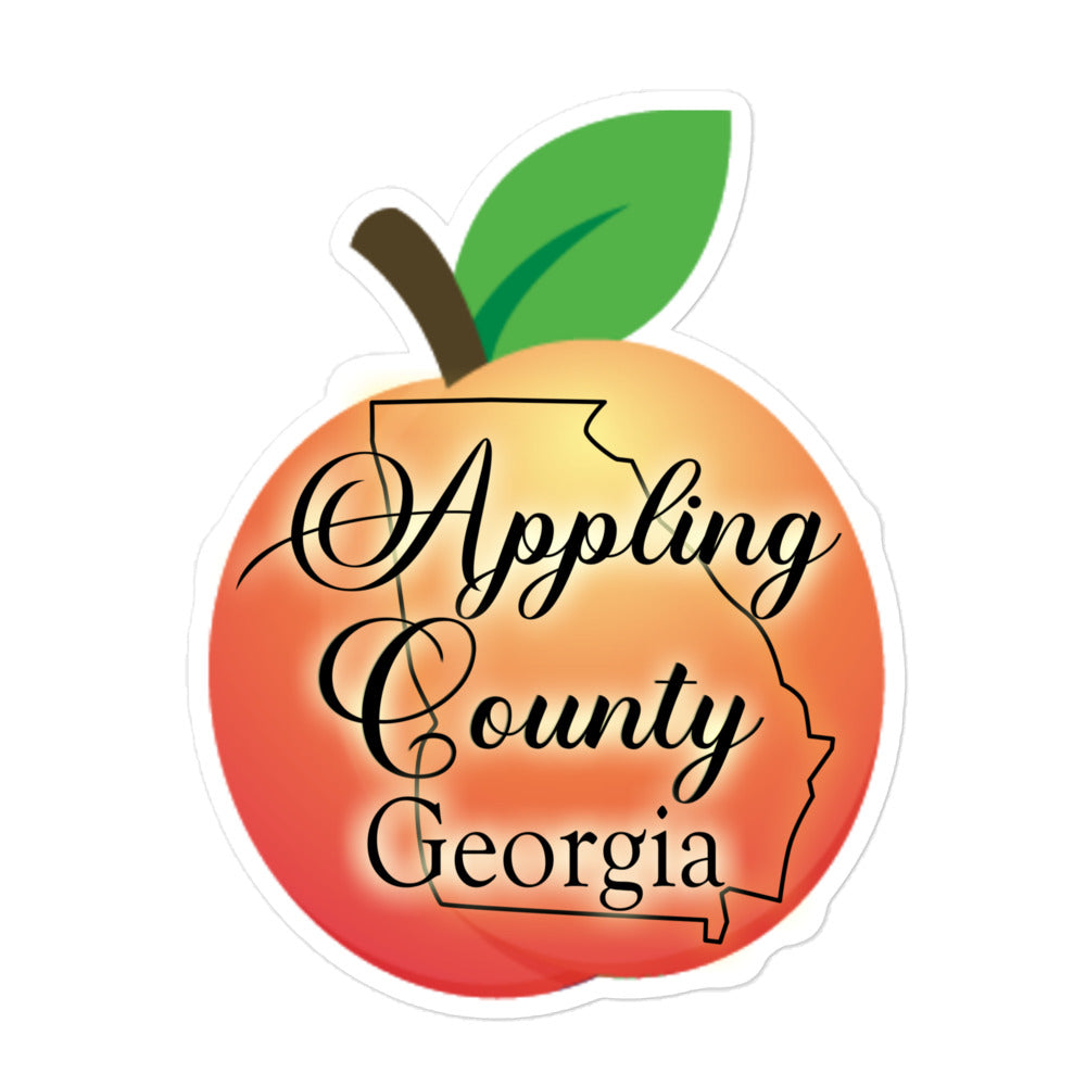 Appling County Georgia 5.5x5.5 Kiss Cut Sticker