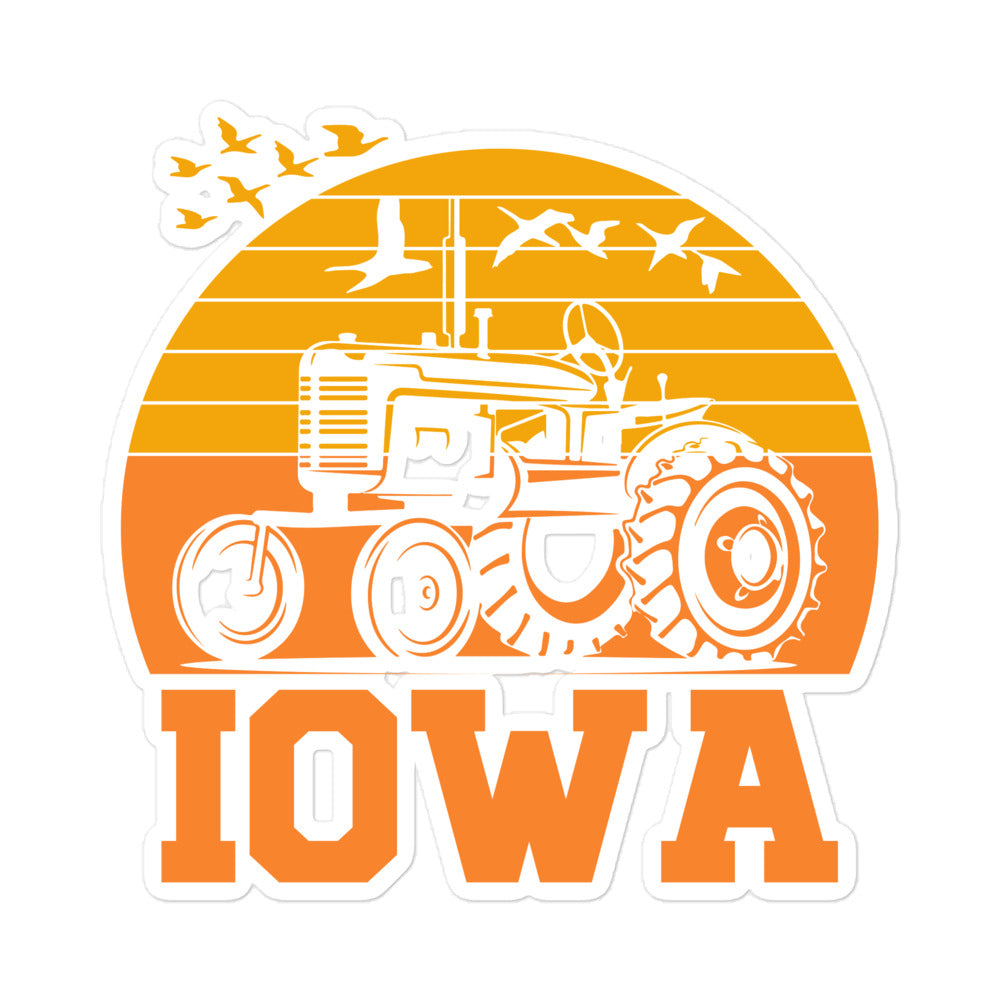 iowa Bubble-free stickers