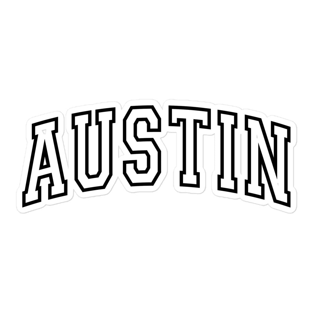 Austin Bubble-free stickers