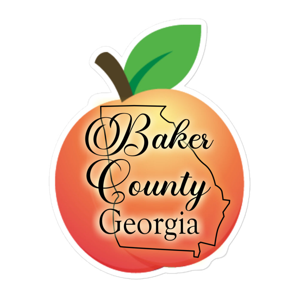 Baker County Georgia Bubble-free stickers