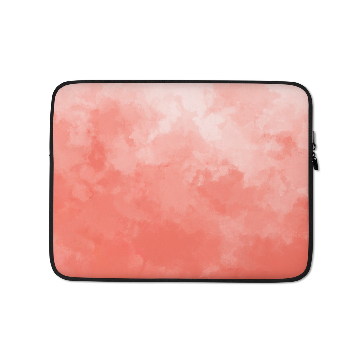 Light Coral Watercolor Laptop Sleeve