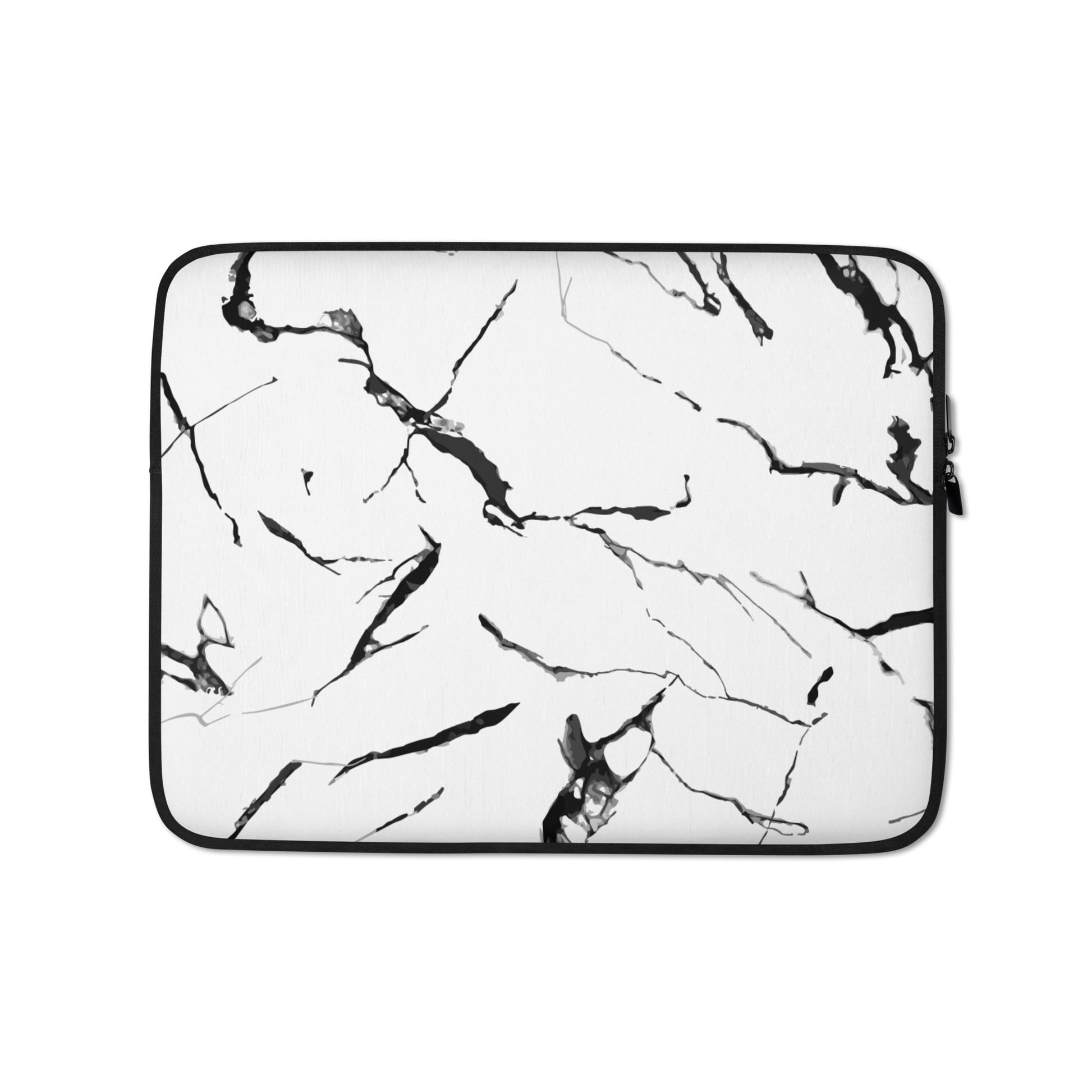 White Marble Laptop Sleeve