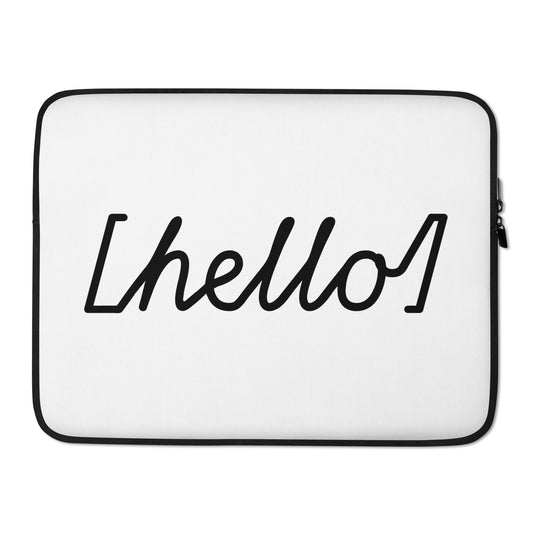 Hello Laptop Sleeve