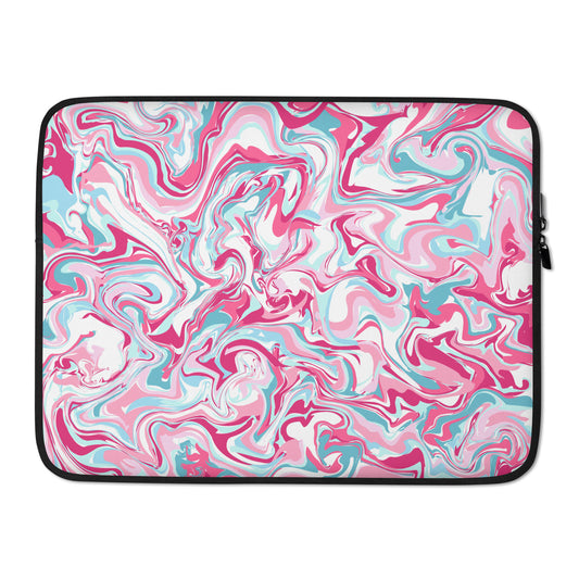 Pink Marble Laptop Sleeve