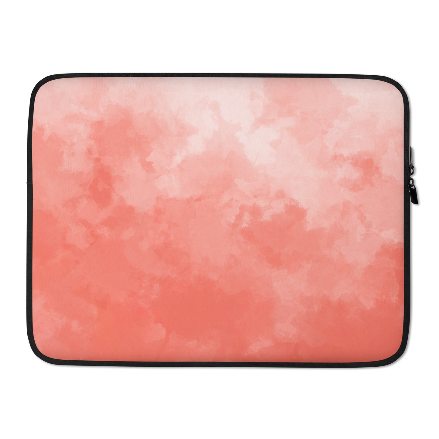 Light Coral Watercolor Laptop Sleeve
