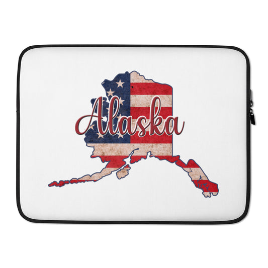 Alaska US Flag Laptop Sleeve