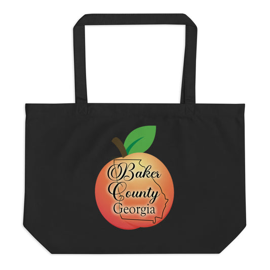 Baker County Georgia Large organic tote bag