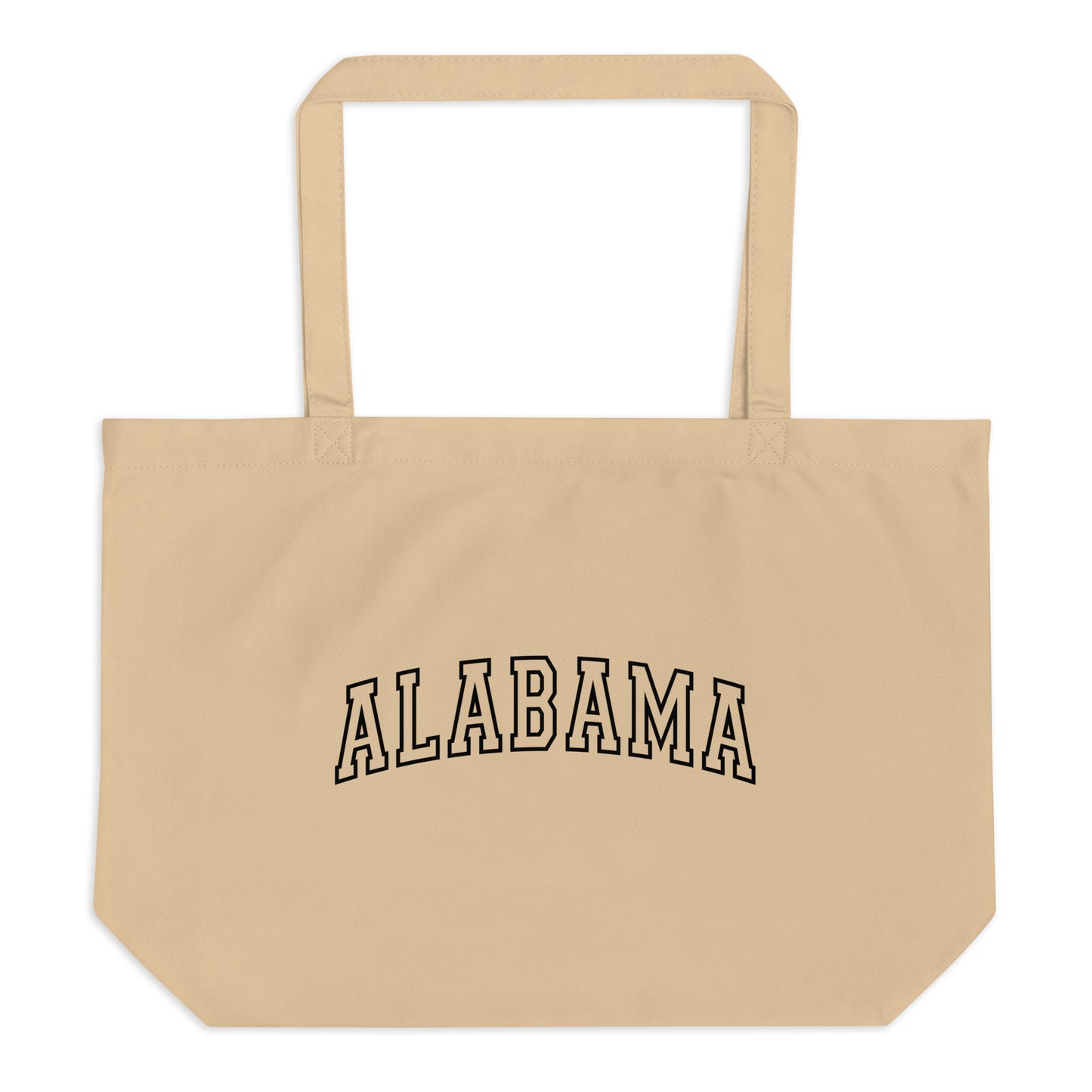 Alabama Varsity Letters Large organic tote bag