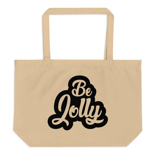 Be Jolly Large organic tote bag