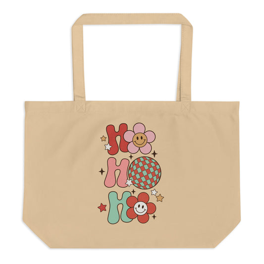 Ho Ho Ho Large organic tote bag