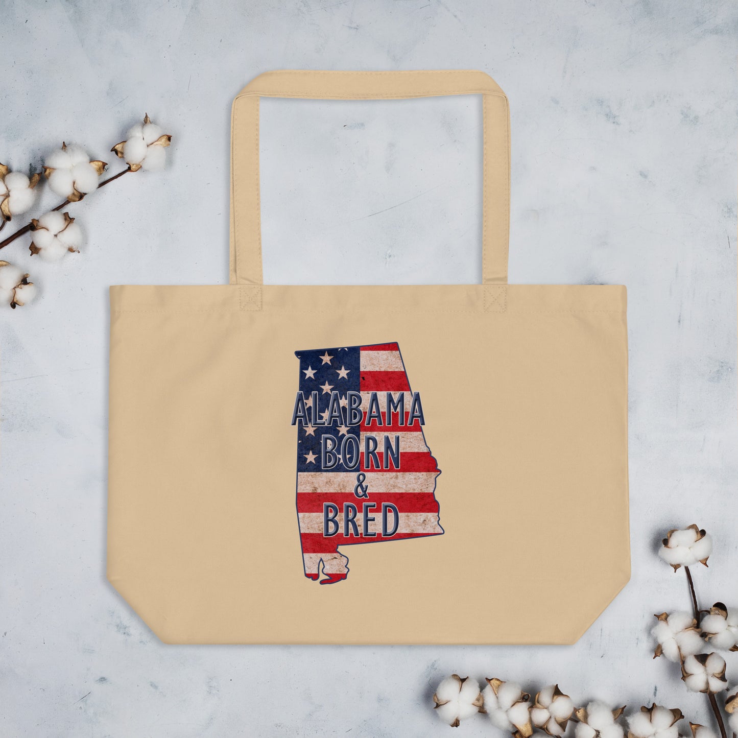 Alabama Large organic tote bag