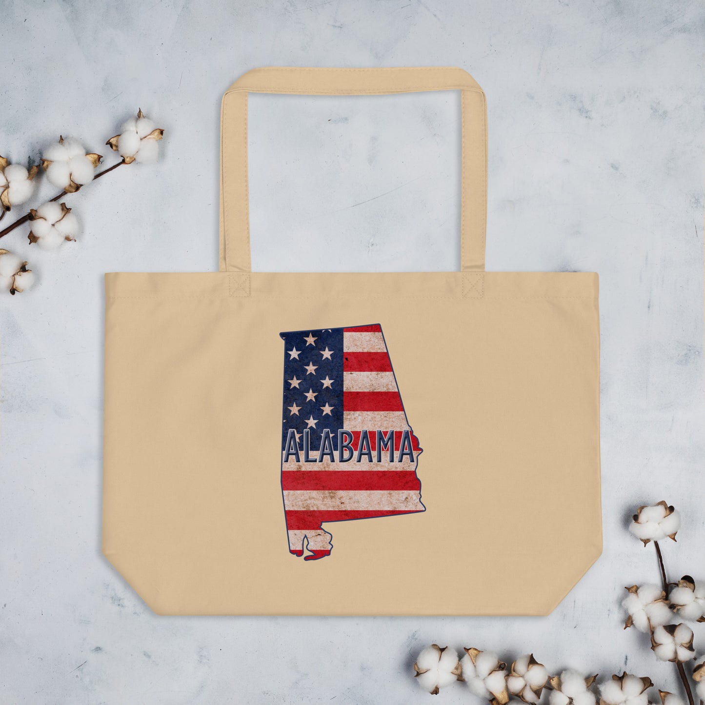 Alabama Large organic tote bag