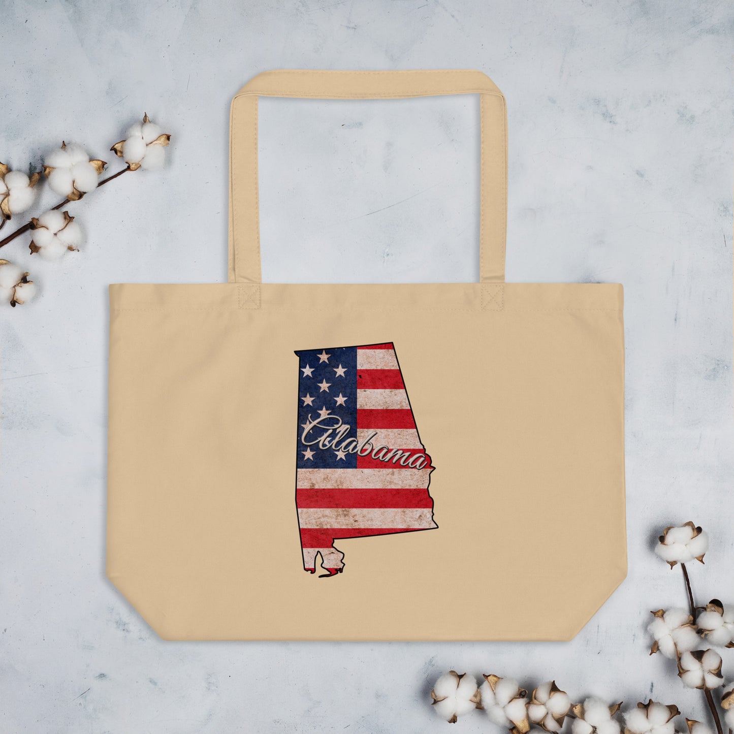 Alabama Large organic tote bag