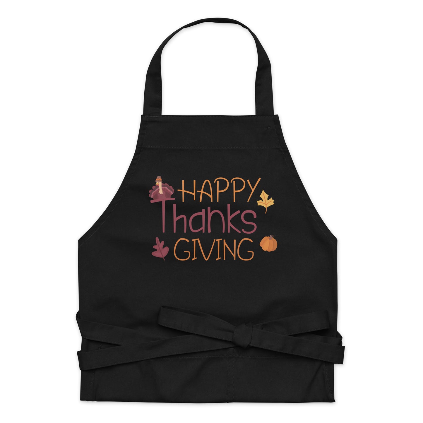 Happy Thanksgiving Organic cotton apron