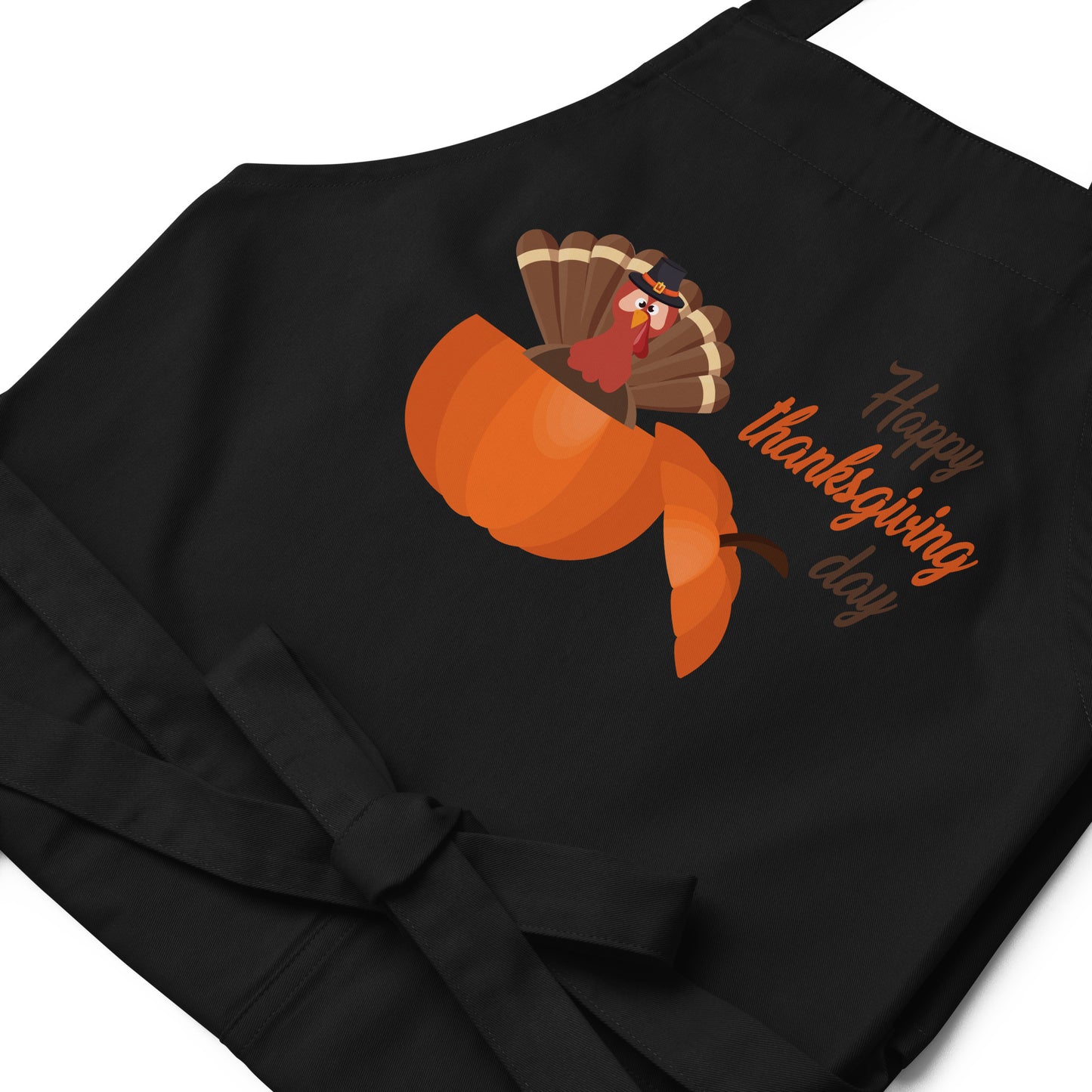 Happy Thanksgiving Day Organic cotton apron