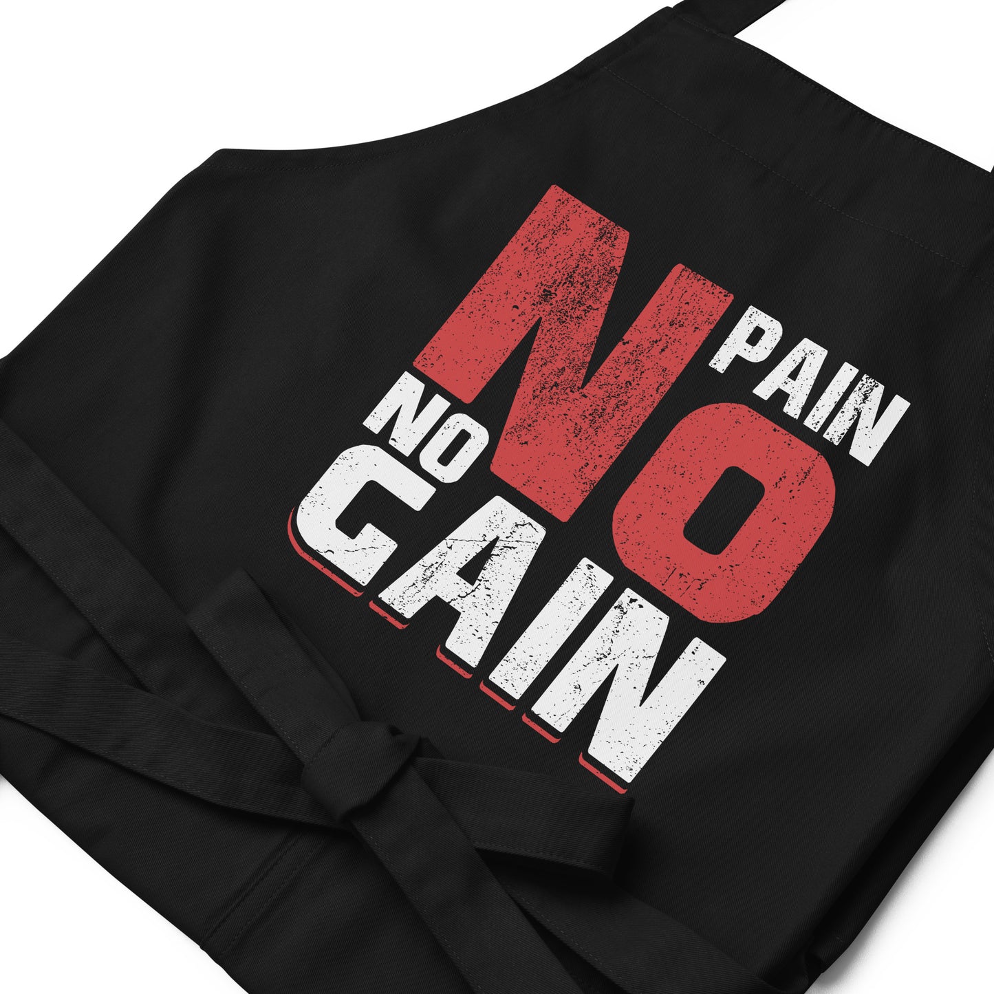 No Pain No Gain Organic cotton apron